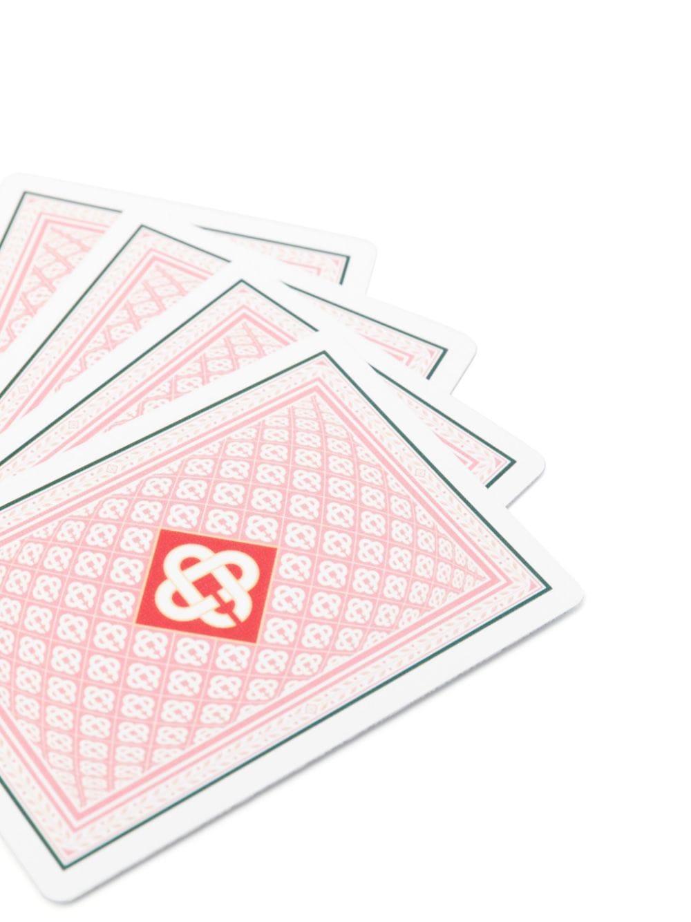 Shop Casablanca Monogram-print Playing Cards In Pink
