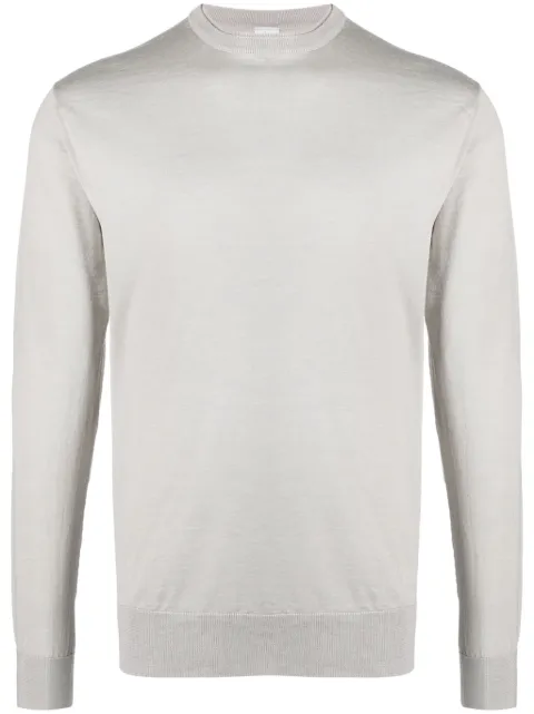 Eleventy crew neck wool-blend jumper