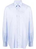 Luciano Barbera button-down cotton shirt - Blue