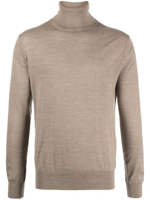Luciano Barbera roll-neck wool jumper 