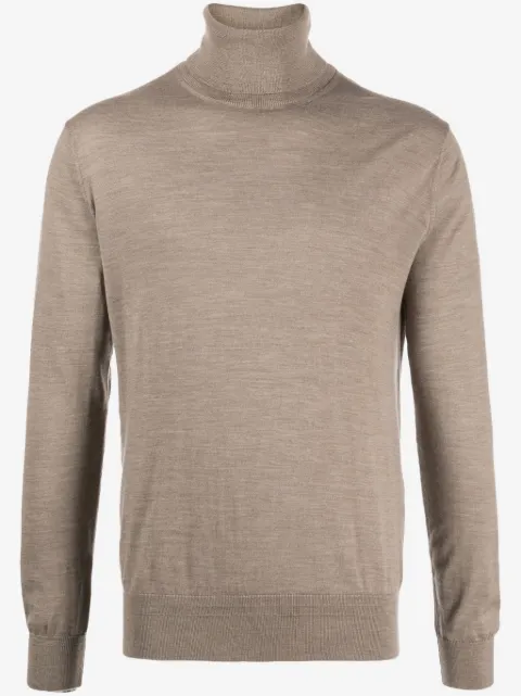 Luciano Barbera roll-neck wool jumper 