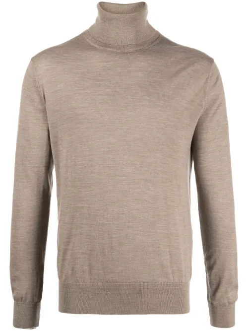 Pull en laine à col roulé - Luciano Barbera - Modalova