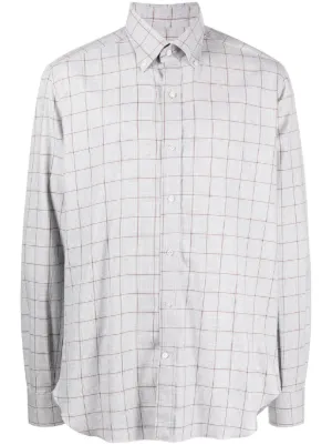 Chemise Luciano Barbera En Coton Et Cachemire - Couleur Ivoire - Taille M - Neuf Avec étiquettes