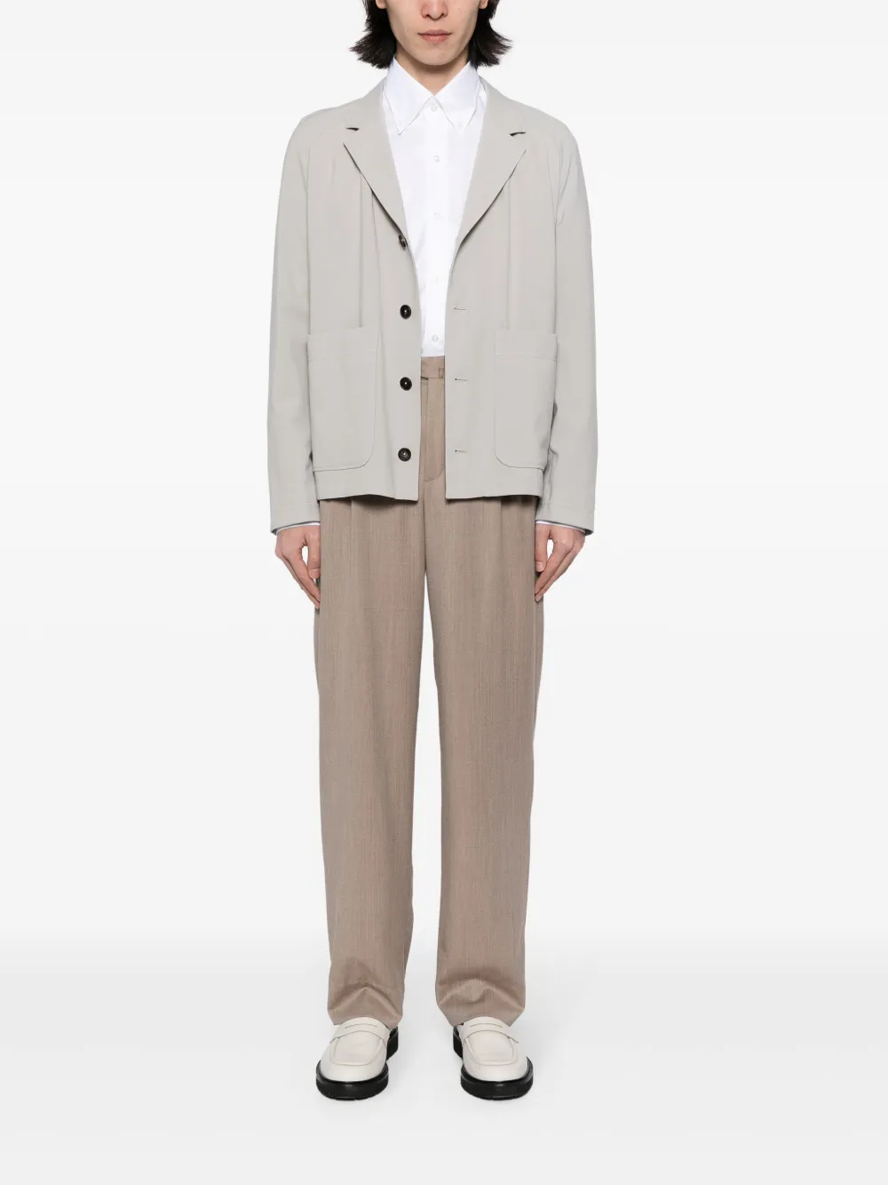 Luciano Barbera Button-down overhemd - Wit