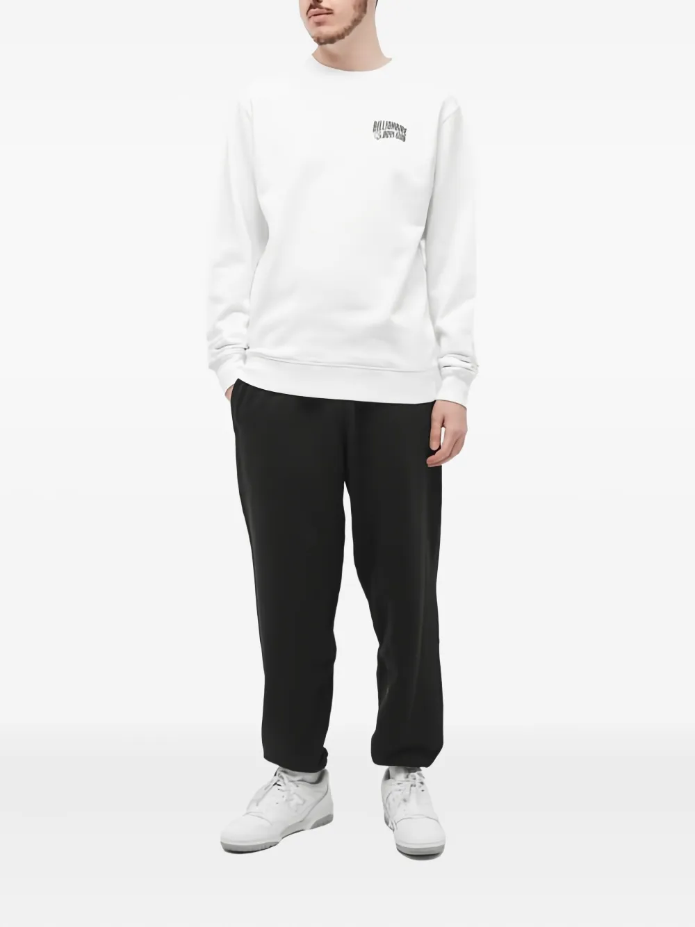 Billionaire Boys Club logo-embroidered crew-neck sweatshirt Wit