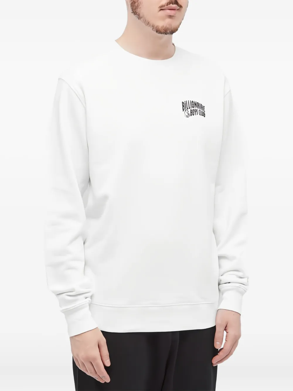 Billionaire Boys Club logo-embroidered crew-neck sweatshirt Wit