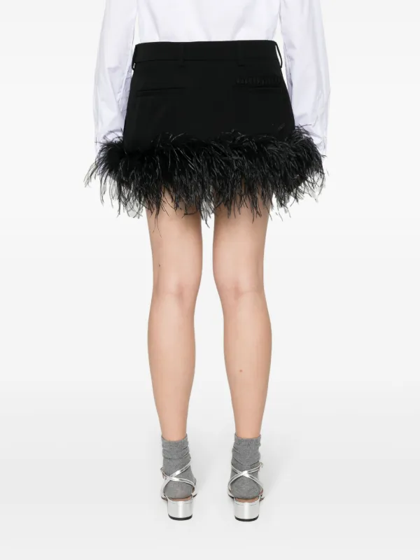 スカート feather volume miniskirt f2ce50b7-a942-417a-be9b-