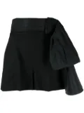 Alexander McQueen bow-detail tailored shorts - Black