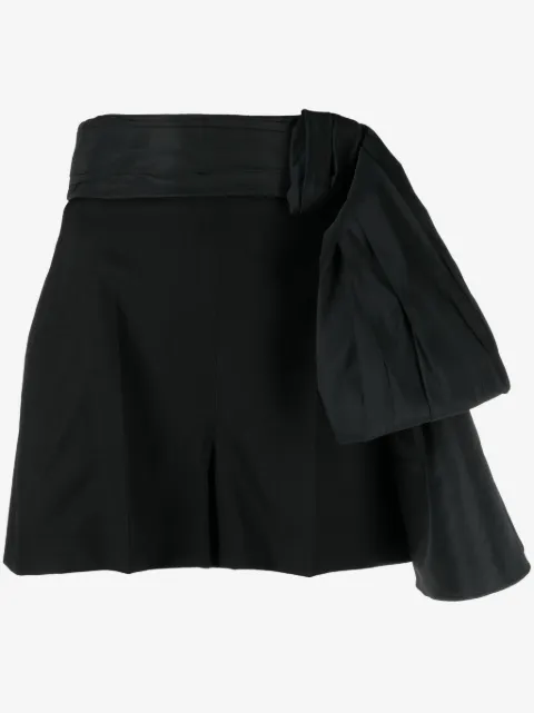 Alexander McQueen Shorts sartoriali con fiocco