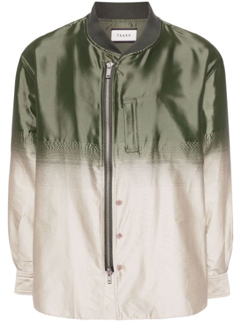 Taakk two-tone bomber jacket