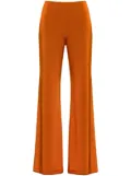 Maccapani Easy laminated wide-leg trousers - Orange