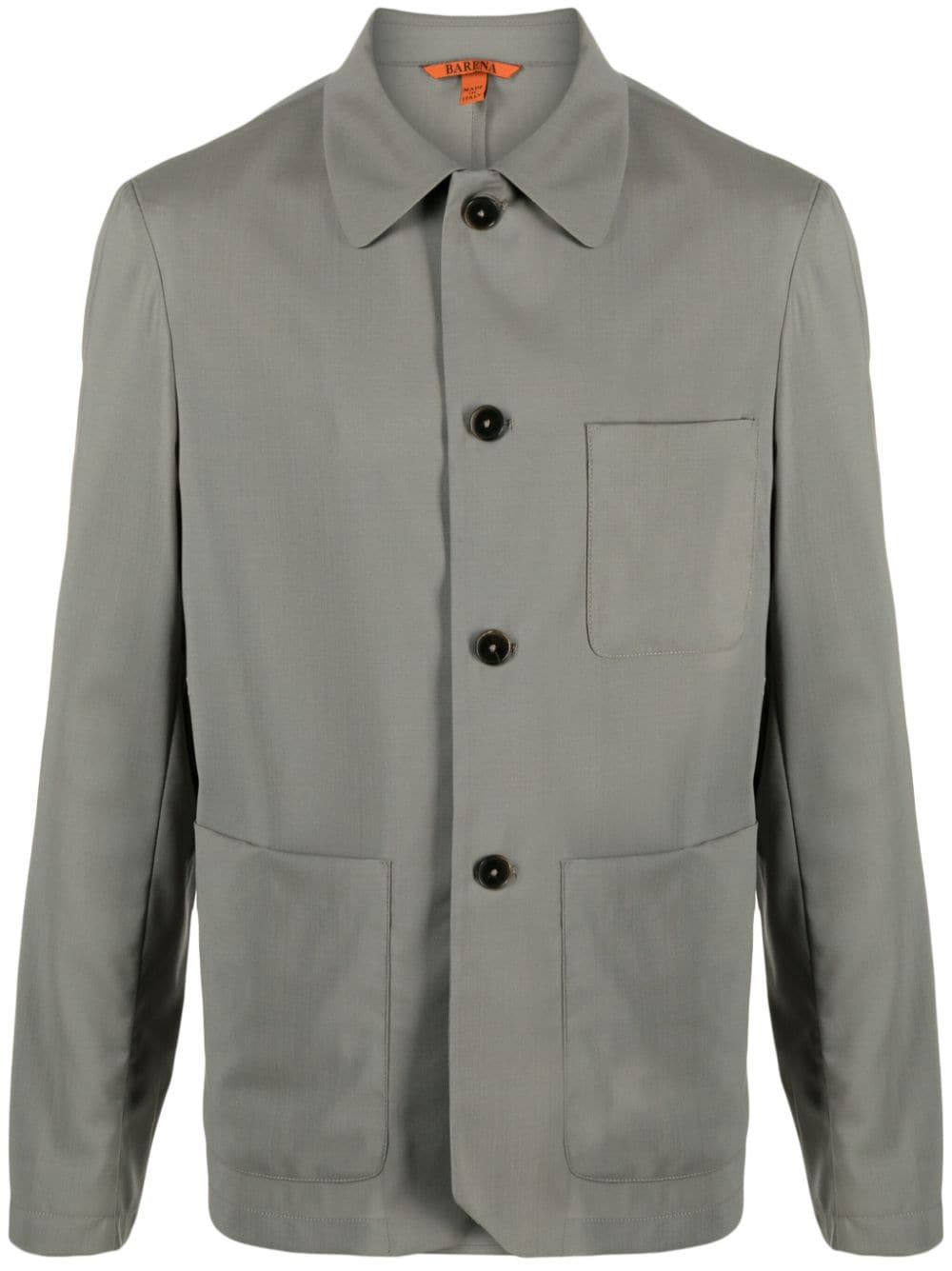 Barena Visal virgin wool shirt - Grigio