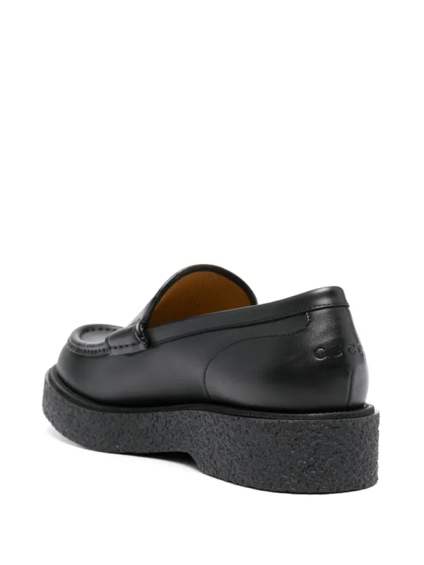 Gucci Menen インターロッキングG ローファー | ブラック | FARFETCH JP