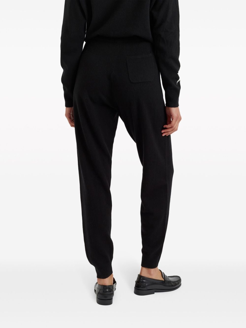 Shop Chinti & Parker Logo-embroidered Track Pants In Schwarz