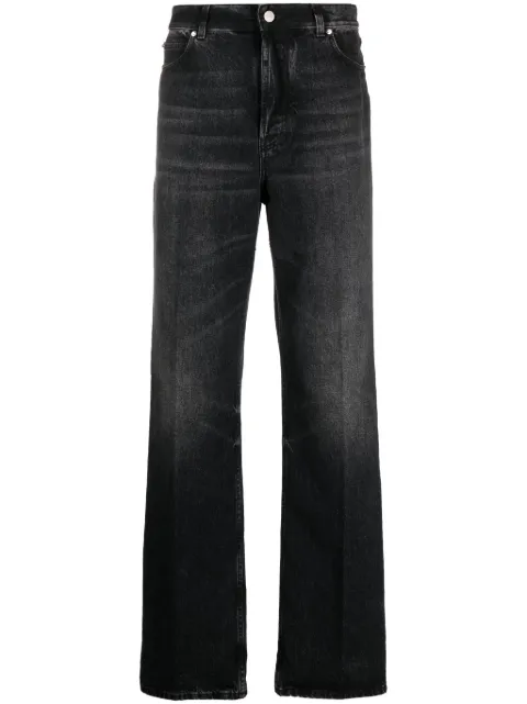 Ferragamo jeans con logo grabado en los botone