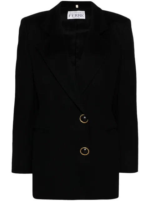 Gianfranco Ferré Pre-Owned blazer con doble botonadura 1990