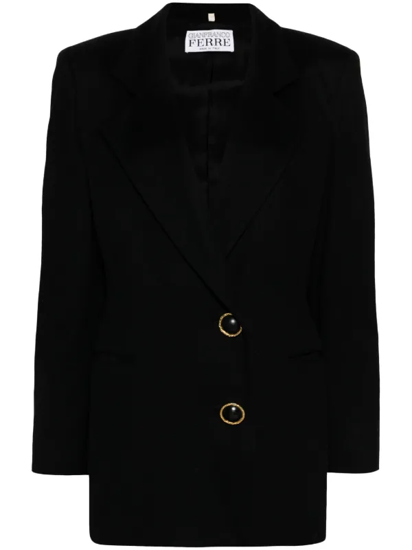 Gianfranco Ferré Pre-Owned 1990s ダブルジャケット | ブラック