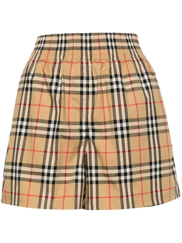 【送料&関税込】Burberry Check Short Skirt Burberry Check Mini Skirt | Neutrals | FARFETCH