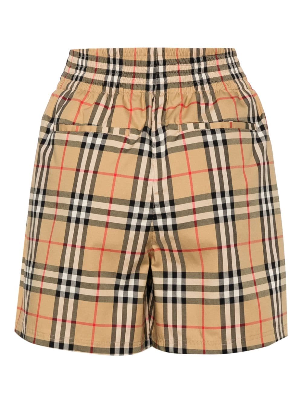 Burberry Geruite shorts - Bruin