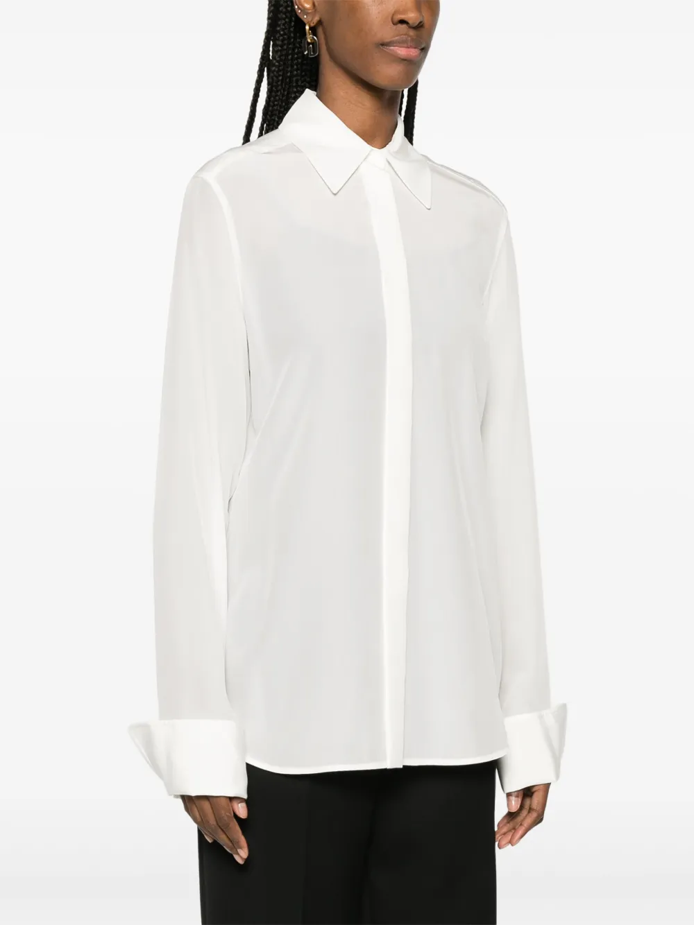 Sportmax Leila zijden blouse Wit