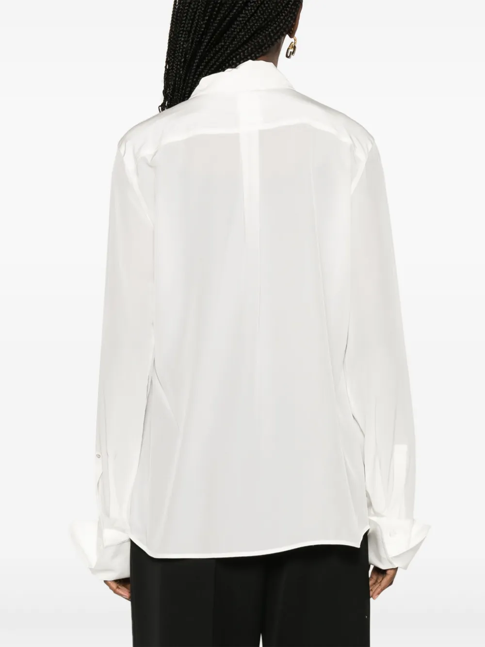 Sportmax Leila zijden blouse Wit