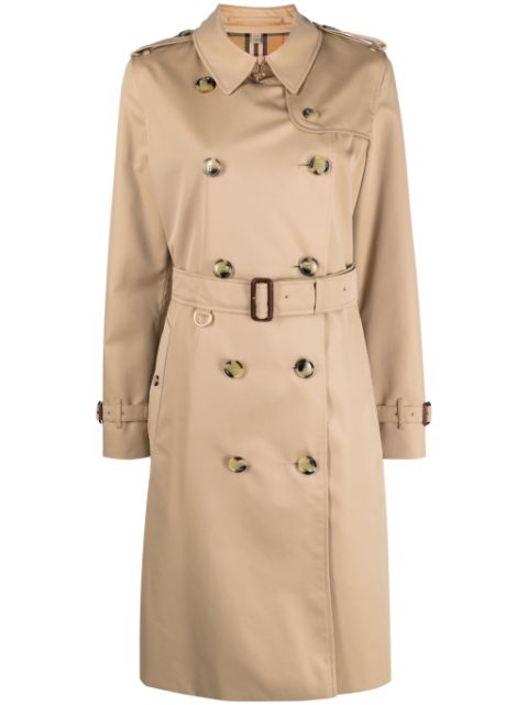 Burberry double-breasted cotton trench coat Women