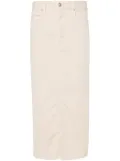 ISABEL MARANT Tilauria denim midi skirt - Neutrals