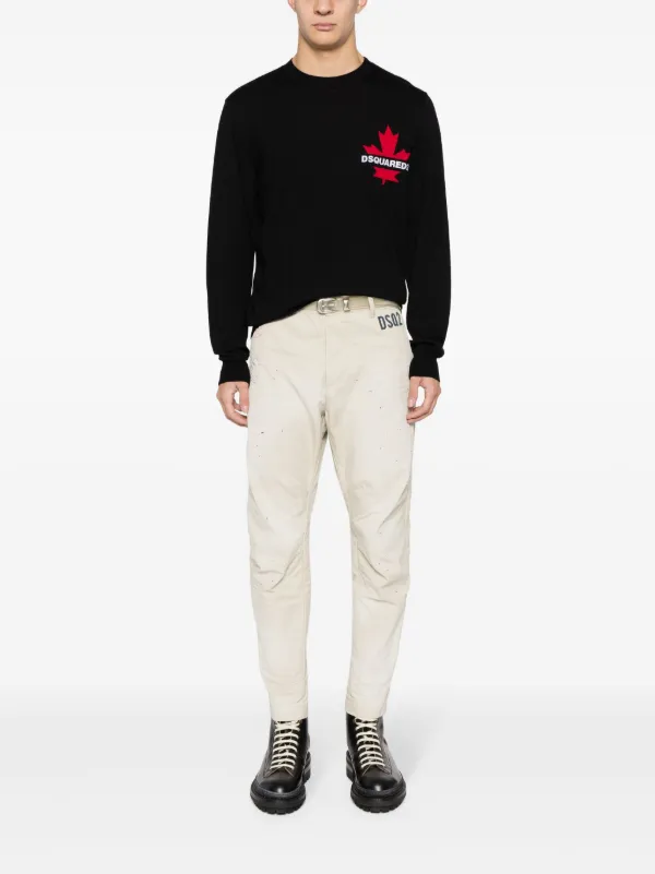 Dsquared white jumper sales