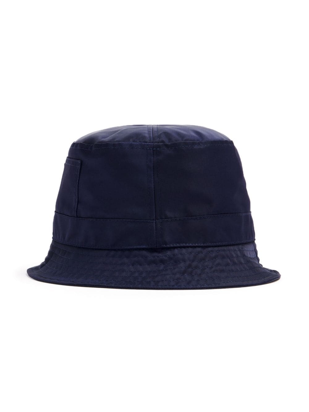 Jacquemus logo-embroidered narrow-brim bucket hat - Blauw