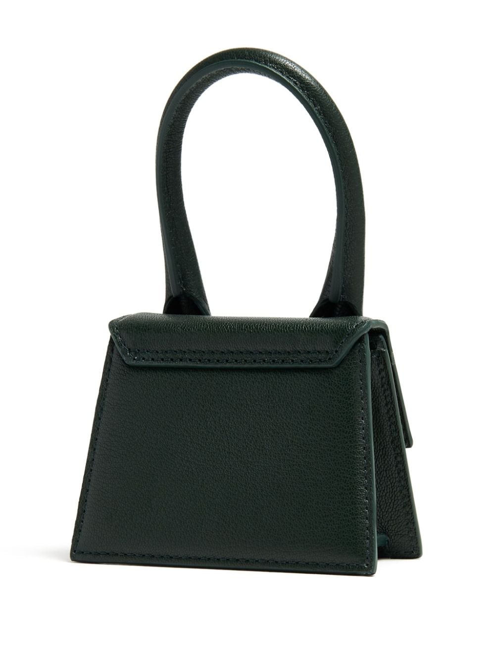 Shop Jacquemus Le Chiquito Leather Mini Bag In 绿色
