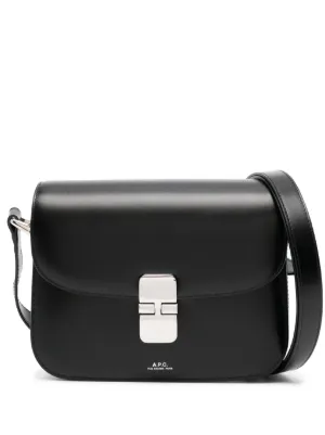 Diesel 1DR レザーショルダーバッグ M | ブラック | FARFETCH JP