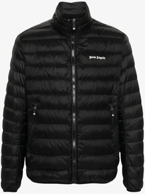 Palm Angels logo-print padded jacket