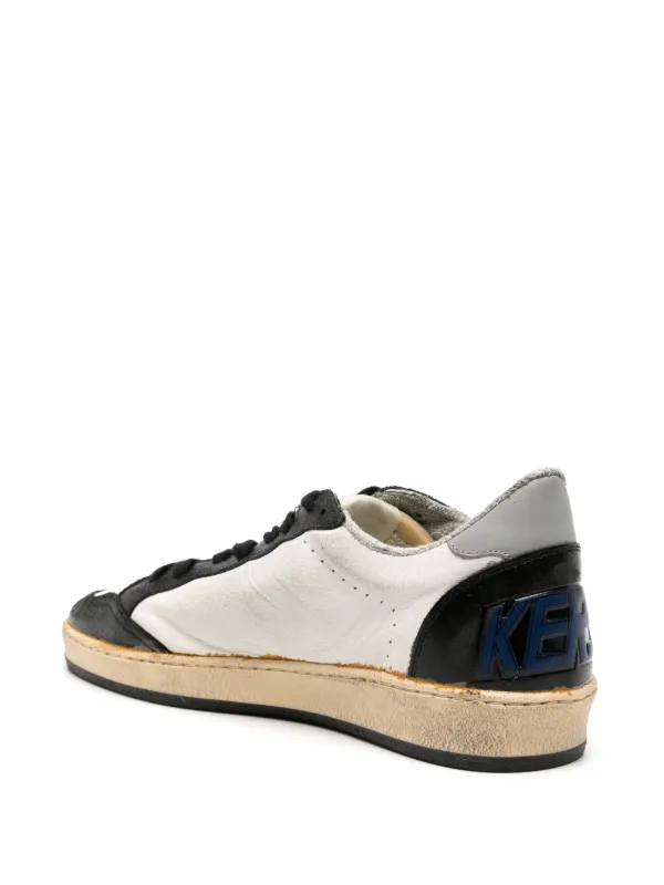 【送料&関税込】Golden Goose Ballstar Sneakers In Leather An Golden Goose Leather Ballstar Sneakers | Harrods US