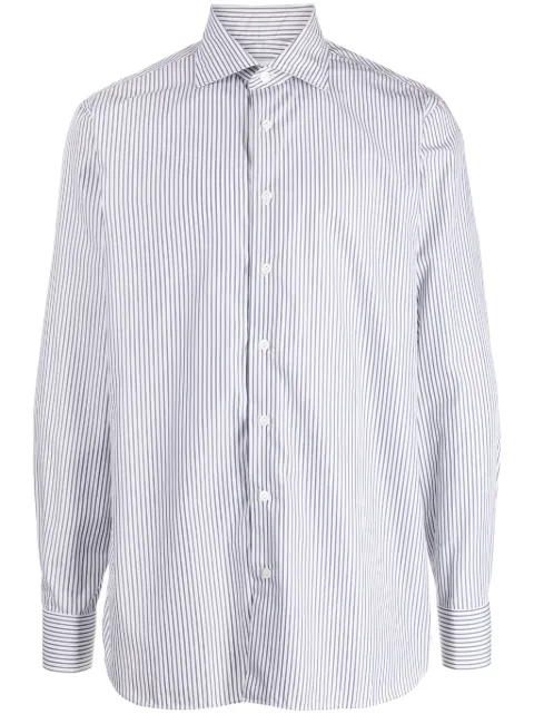 Lardini striped cotton shirt
