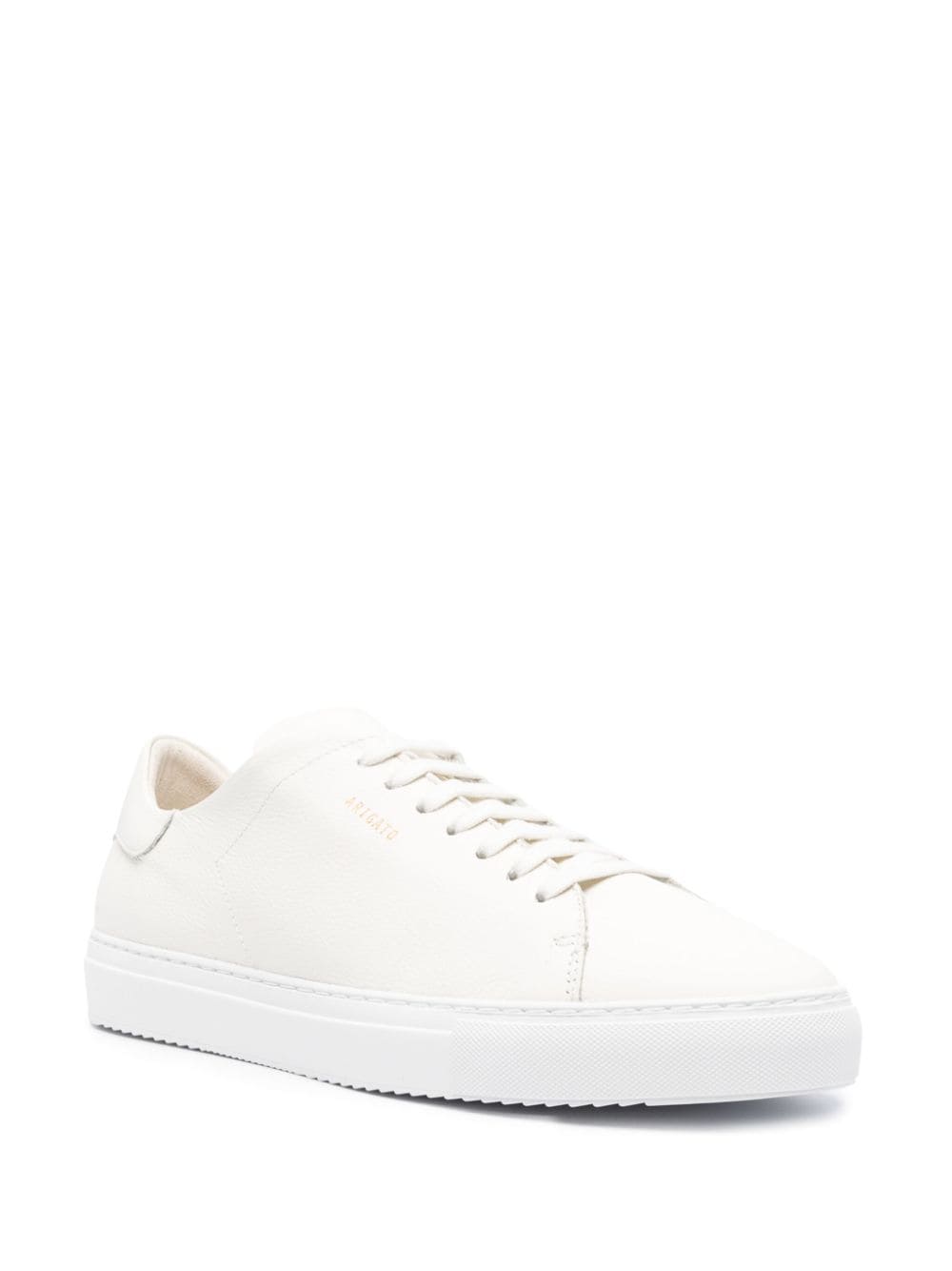 Shop Axel Arigato Clean 90 Grained-leather Sneakers In Neutrals