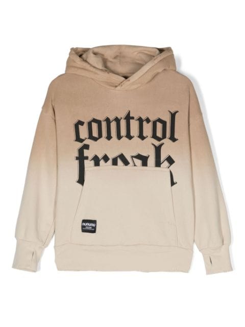 Nununu Control Freak ombré hoodie