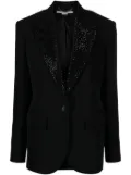 Stella McCartney Hotfix crystal-embellished blazer - Black