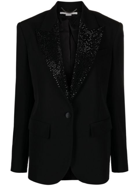 Stella McCartney Hotfix crystal-embellished blazer Women