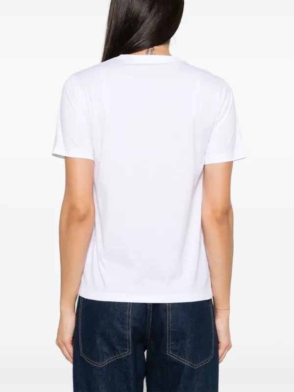 Burberry Margot logo-print Cotton T-shirt | White | FARFETCH