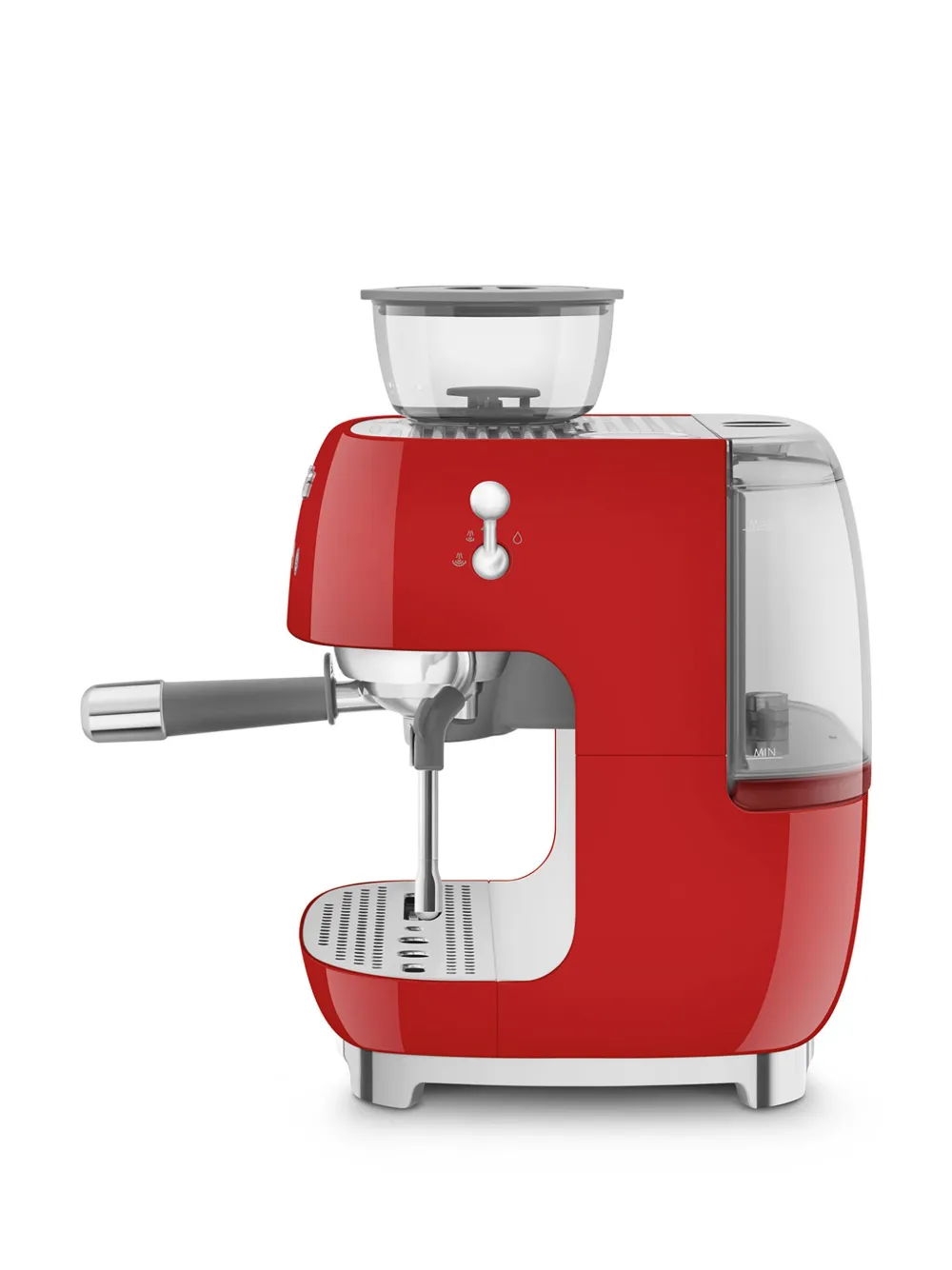 Smeg 50s Retro Style Aesthetic Espresso Coffee Machine In Red