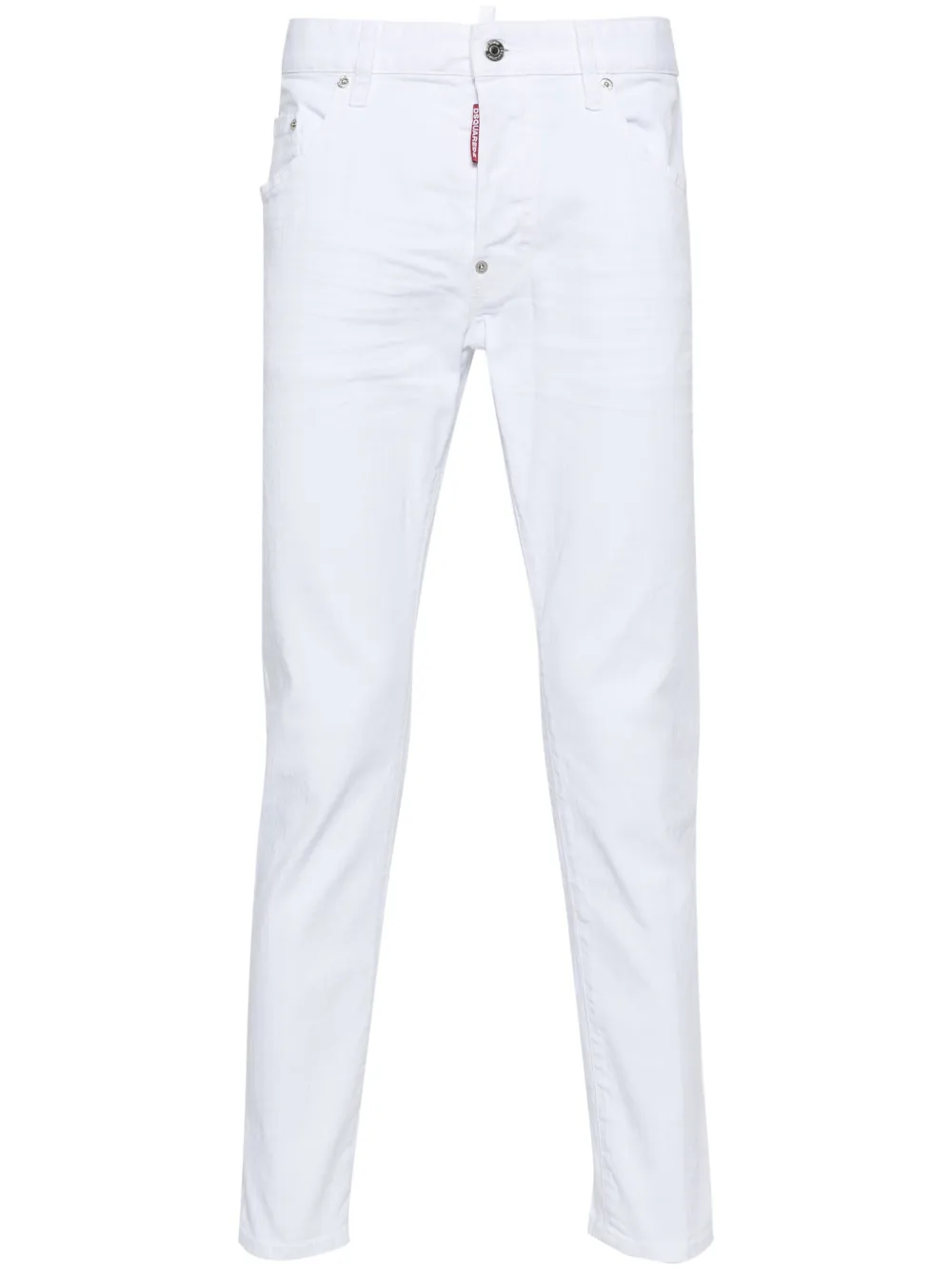 Shop Dsquared2 Skater Slim-fit Jeans In White