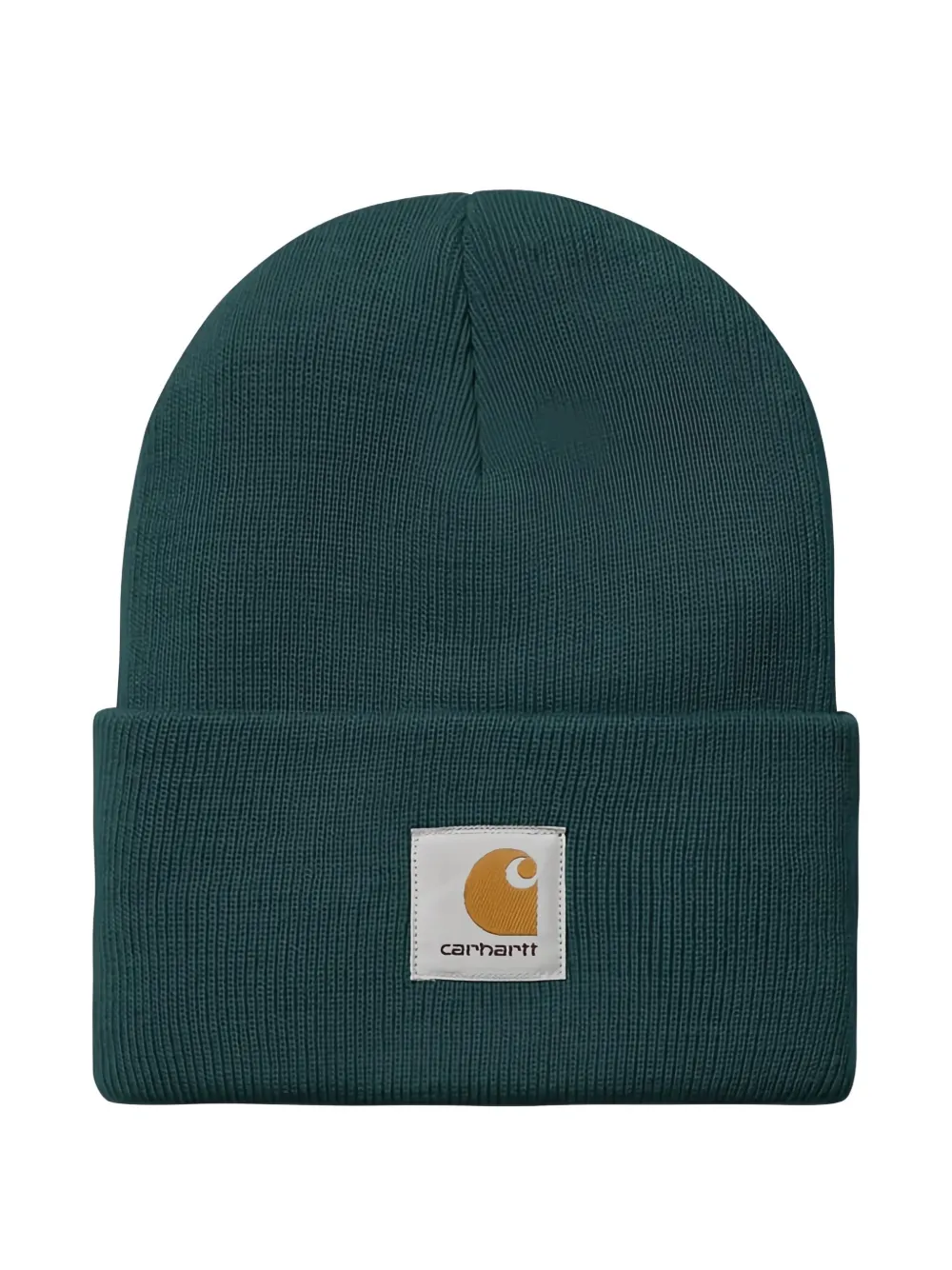 Carhartt WIP logo-patch beanie hat | Green | Image 1