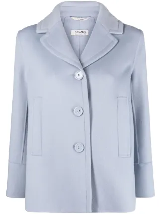 Max mara light blue coat hotsell