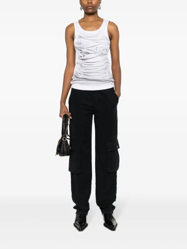 MOSCHINO JEANS straight-leg Cargo Trousers | Black | FARFETCH MOSCHINO JEANS straight-leg Cargo Trousers | Black | FARFETCH