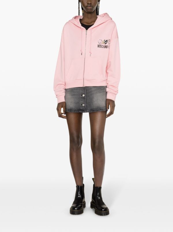 Moschino hoodie hot sale skirt