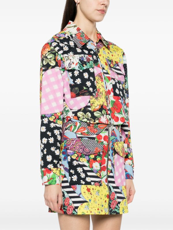 Graphic print discount moschino coat dress