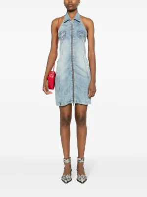 farfetch denim dress Cinq A Sept Women's Elyse Dress - Blue - Size 12