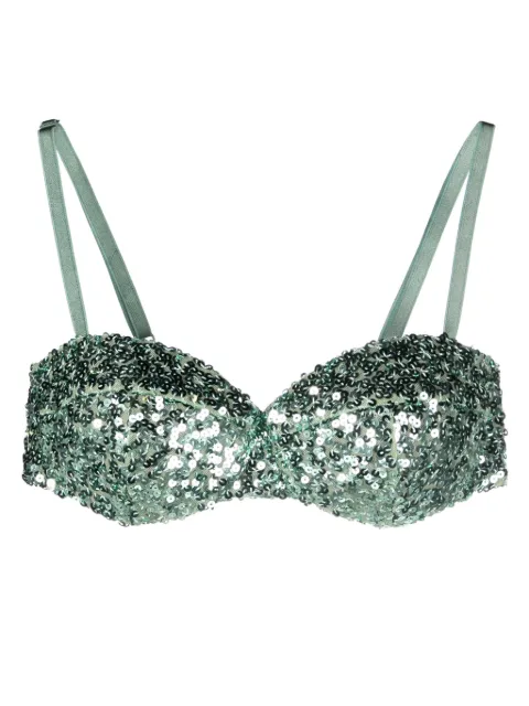 Moschino brasier con escote en forma de corazón