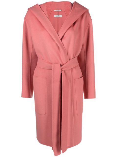 'S Max Mara Priscilla belted hooded coat Women