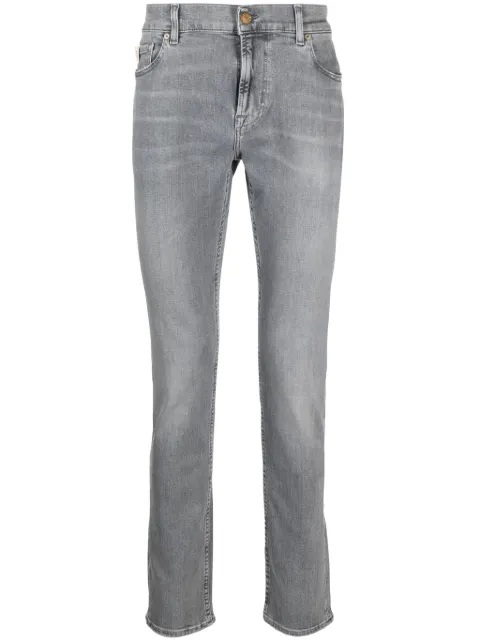 7 For All Mankind skinny-leg cotton-lend jeans